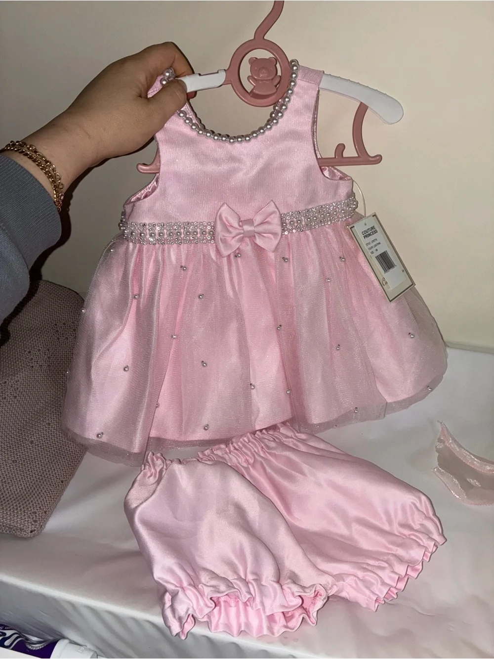 N/A pink tulle